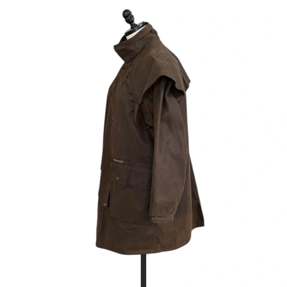 Driza-bone Australia Short Weatherall Coat with Sherpa Wool Liner | XS - Picture 3 of 11